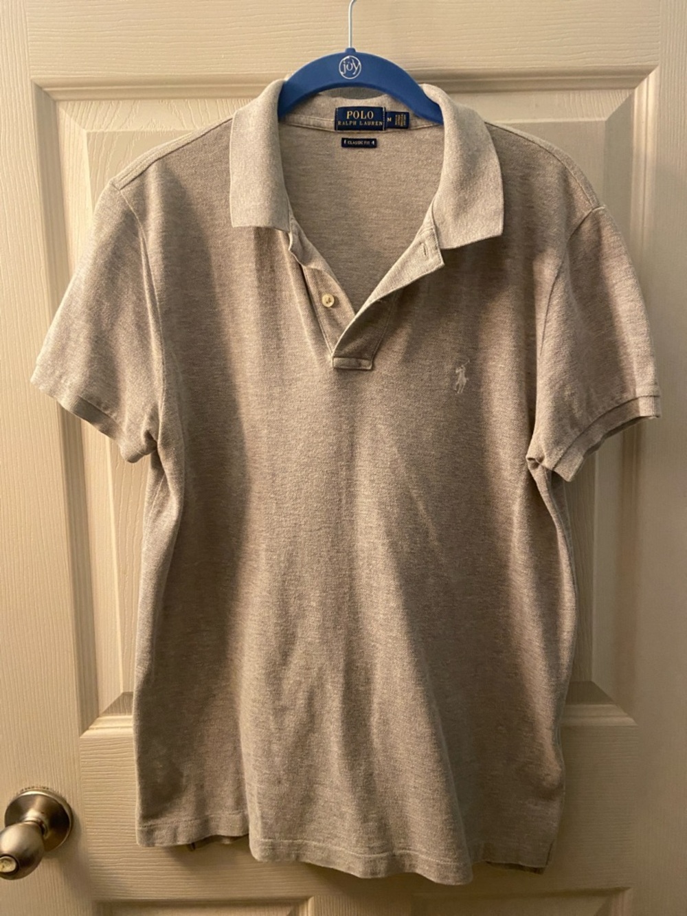 Polo by Ralph Lauren Women’s Classic Short Sleeve Polo - light gray